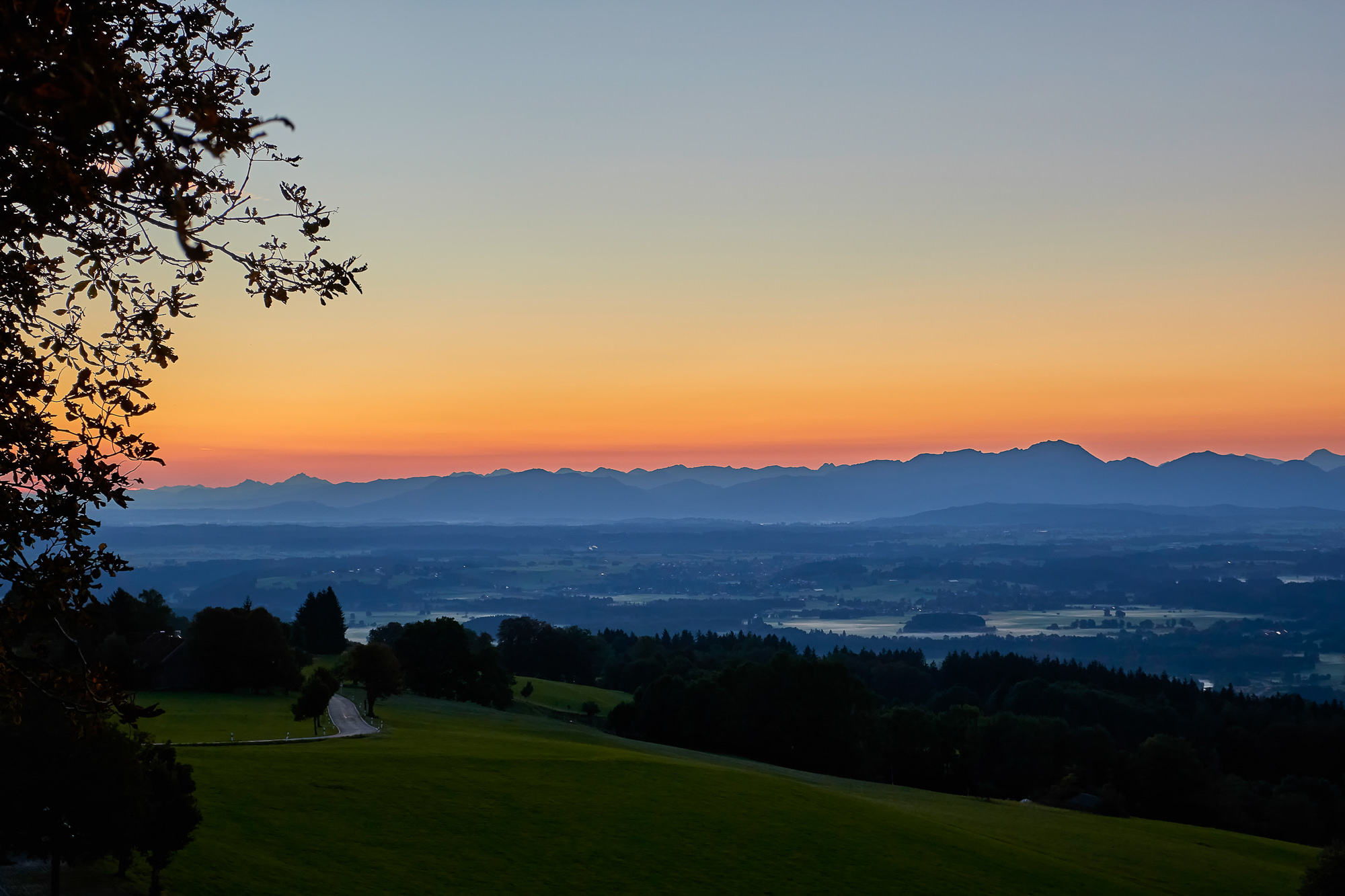 Herbstmorgen auf dem Hohen Peißenberg