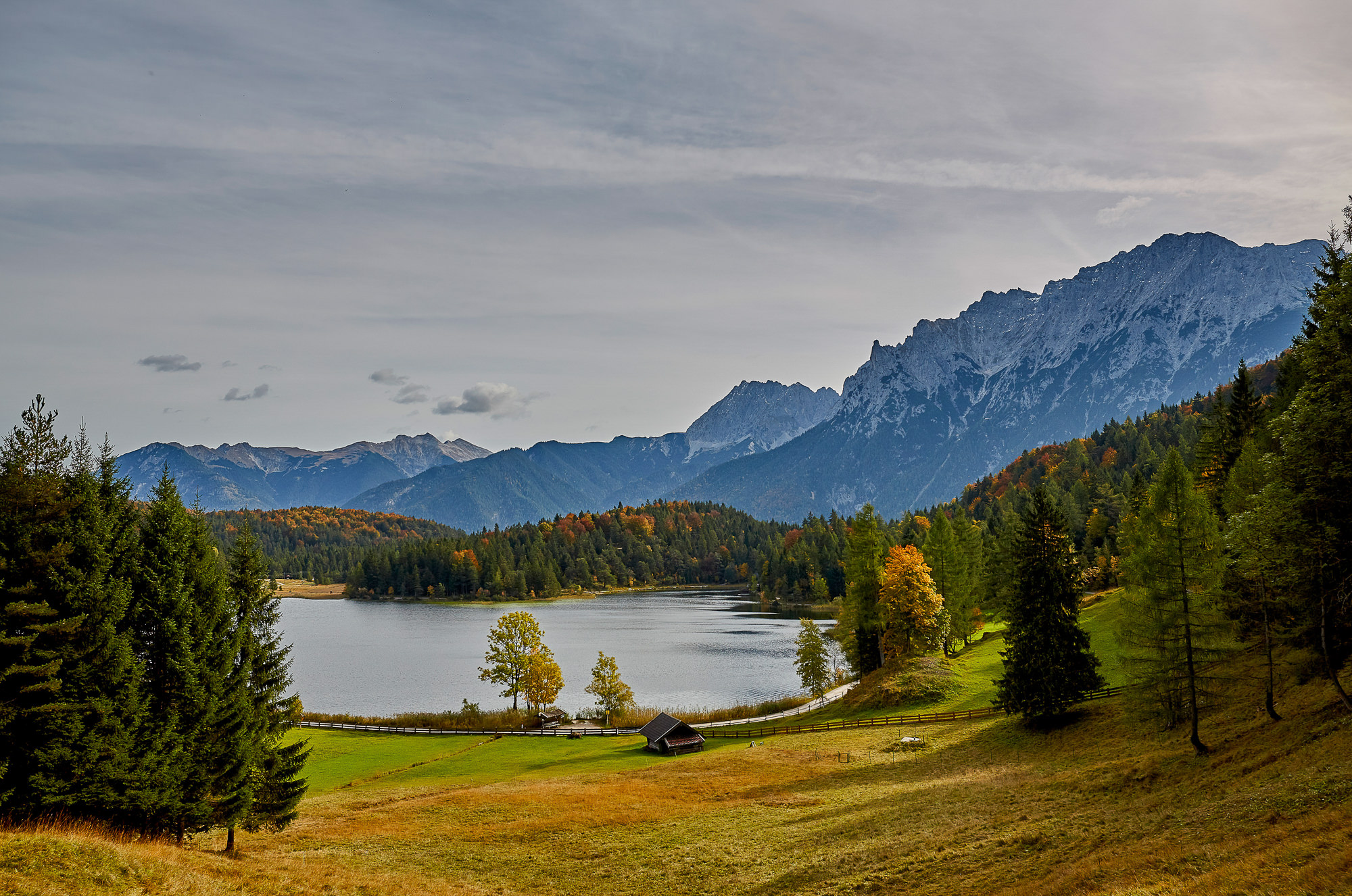 lake Lautersee near Mittenwald