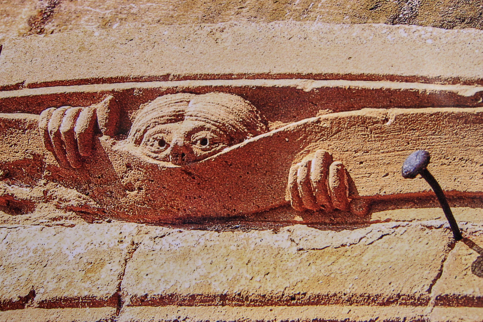 Day 6: Conques, Detail of the convent church of Sainte-Foy Conques